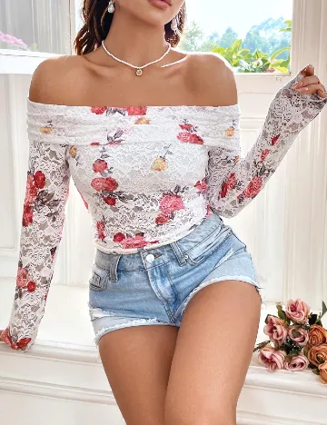 Bluza SHEIN, floral Floral print