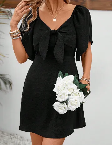 Rochie scurta SHEIN, negru Negru