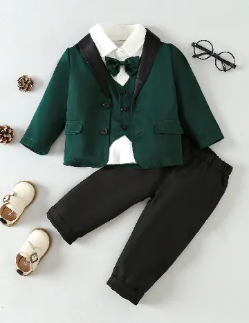 Costum Shein Kids, verde Verde
