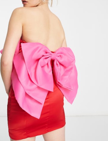Rochie scurta AmyLynn, rosu