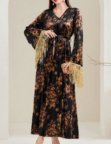 Rochie lunga SHEIN, maro