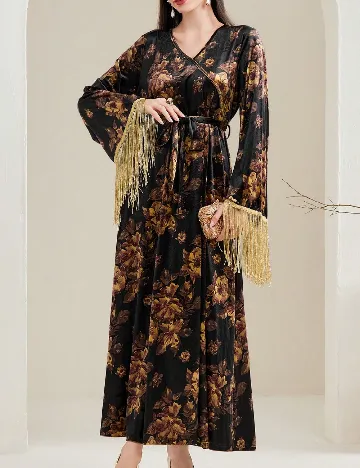 Rochie lunga SHEIN, maro Maro
