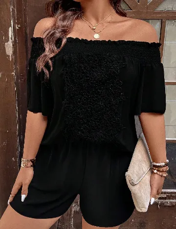 Compleu SHEIN CURVE, negru Negru