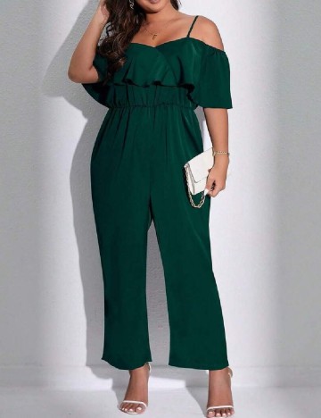 Salopeta SHEIN CURVE, verde