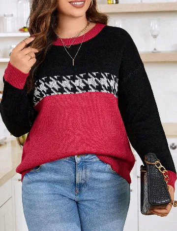 Pulover SHEIN CURVE, mix culori Mix culori