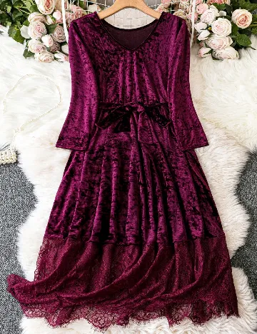 Rochie lunga SHEIN CURVE, mov Mov