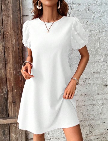 Rochie scurta SHEIN, alb