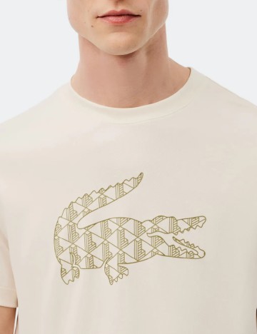 Tricou Lacoste, crem