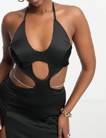Rochie lunga AsYou, negru Negru