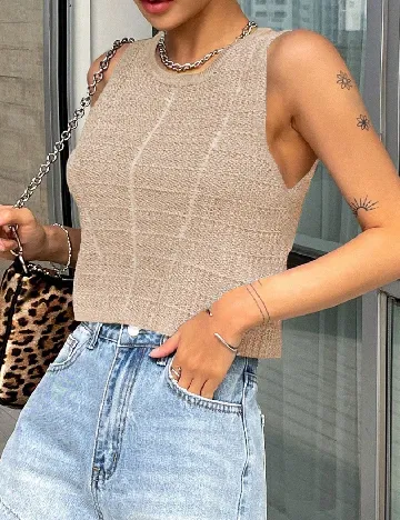 Top SHEIN, crem Crem