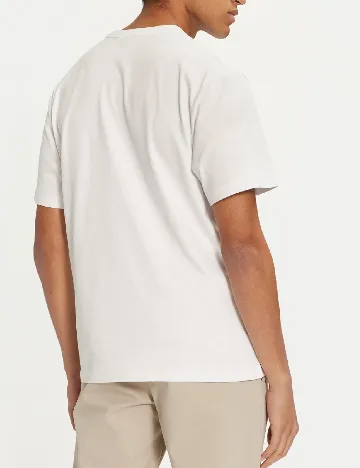 Tricou Lacoste, alb Alb