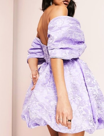 Rochie scurta ASOS, mov