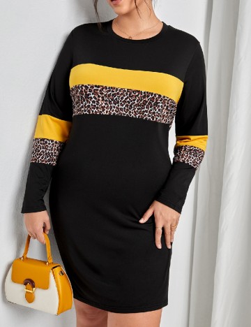 Rochie scurta Emery Rose Curve, negru