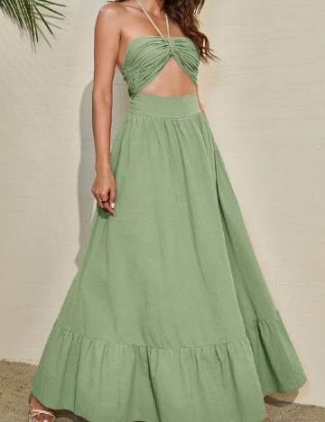Rochie lunga SHEIN, verde