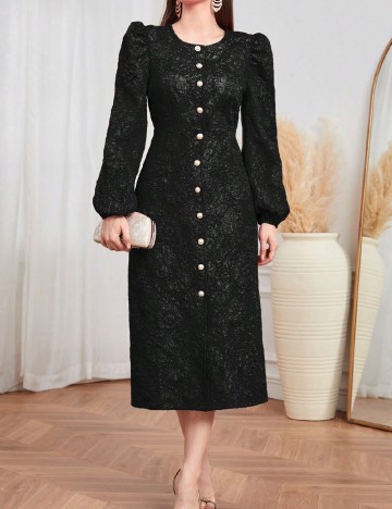 Rochie medie SHEIN, negru