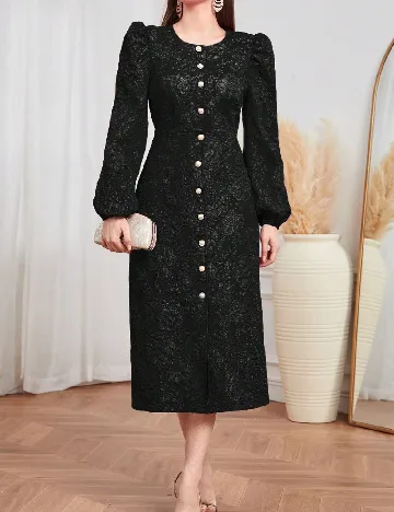 Rochie medie SHEIN, negru Negru