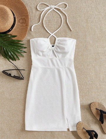 Rochie scurta SHEIN, alb