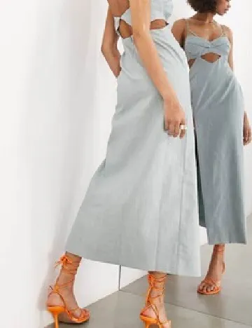Rochie lunga ASOS, albastru Albastru