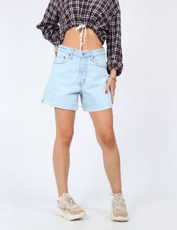 Pantaloni scurti Abercrombie&Fitch, albastru Albastru