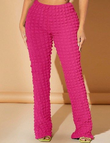 Pantaloni SHEIN, roz
