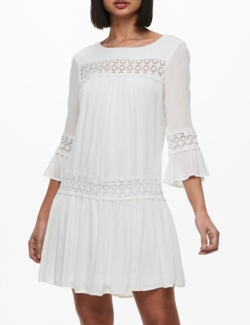 Rochie Only, alb