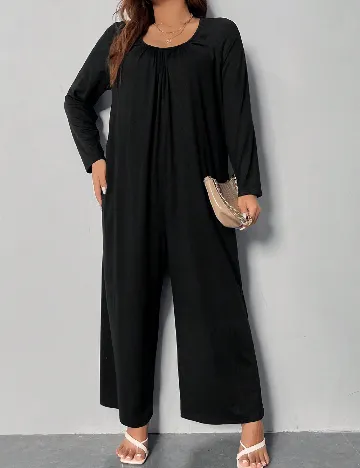 Salopeta SHEIN CURVE, negru Negru