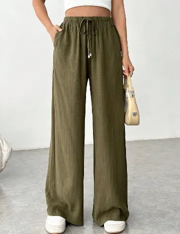 Pantaloni SHEIN, verde Verde