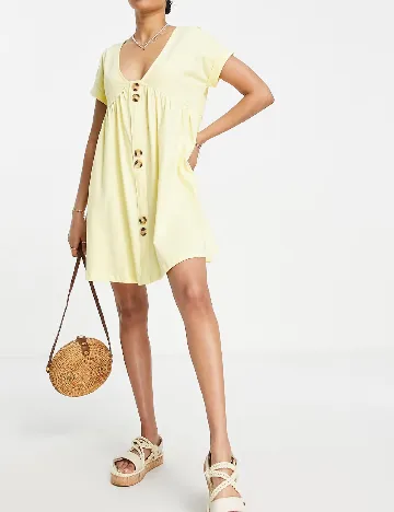 Rochie scurta ASOS, galben Galben