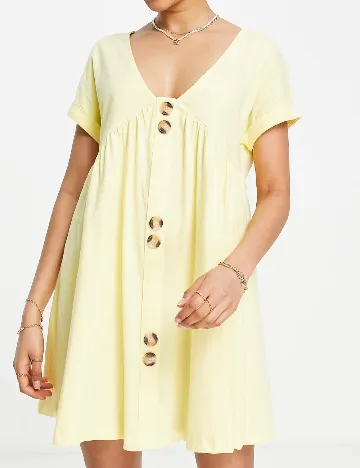 Rochie scurta ASOS, galben Galben