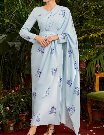 Rochie lunga SHEIN, bleu