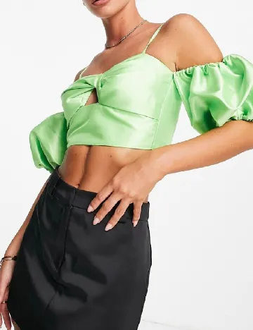 Top ASOS, verde Verde