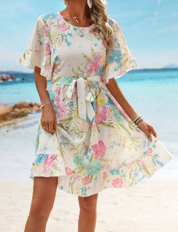 Rochie scurta SHEIN, floral