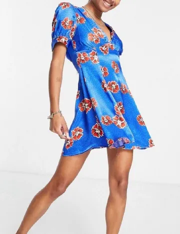 Rochie scurta Top Shop, albastru Albastru
