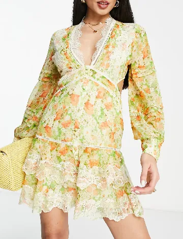 Rochie scurta ASOS, mix culori Mix culori