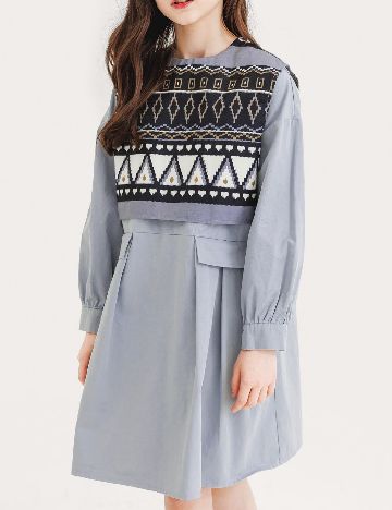 Rochie Shein Kids, gri