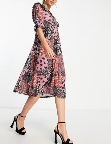 Rochie medie Miss Selfridge, mix culori