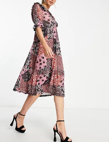 Rochie medie Miss Selfridge, mix culori Mix culori