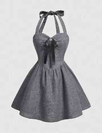 Rochie scurta SHEIN, gri Gri