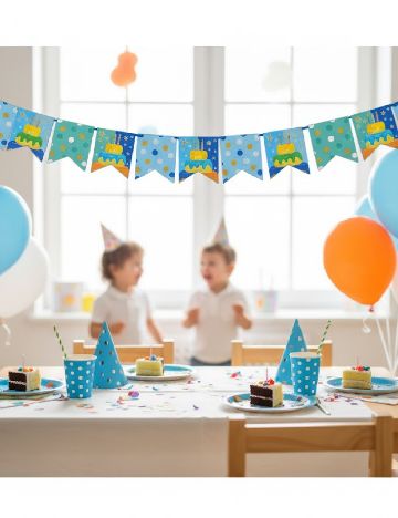 Ghirlanda pentru petrecere Cool 2 Party, albastru