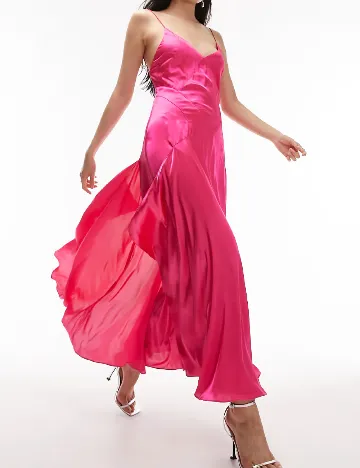Rochie lunga Top Shop, roz Roz