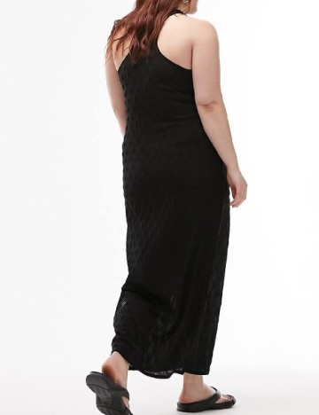 Rochie de plaja Top Shop Plus Size, negru