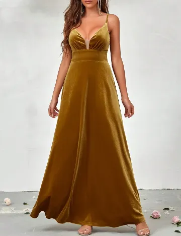 Rochie lunga SHEIN, galben Galben