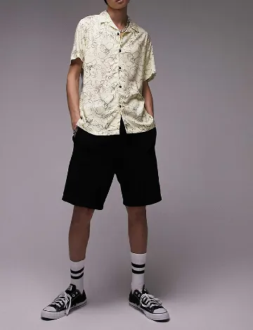Camasa Topman, crem Crem