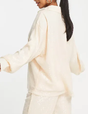 Camasa Oversize IN THE STYLE, crem Crem
