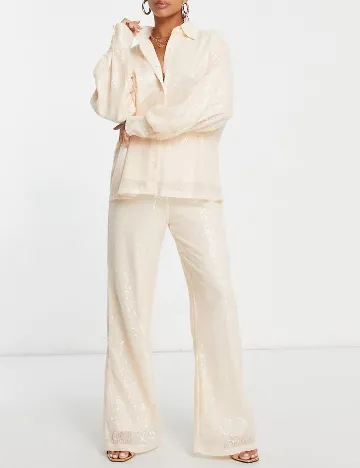 Camasa Oversize IN THE STYLE, crem Crem