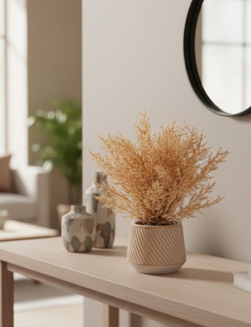 Planta decorativa, auriu