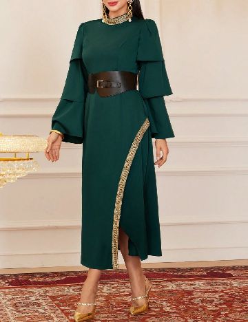 Rochie lunga SHEIN, verde