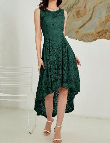 Rochie scurta SHEIN, verde