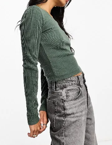 Top ASOS, verde Verde