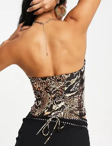 Corset AsYou, animal print Animal print